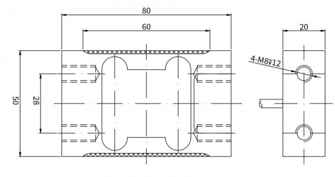 Space-Saving Single Point Load Cell for Light Industrial Use – WL-119 1